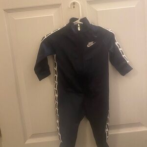 Nike Kids Navy and White One Piece Jumpsuit